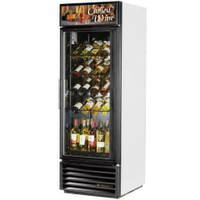 True GDM-23W-LD White One Glass Door Refrigerated Wine Merchandiser . *RESTAURANT EQUIPMENT PARTS SMALLWARES HOODS AND M
