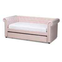 House of Hampton Mickel Upholstered Twin Daybed with Trundle