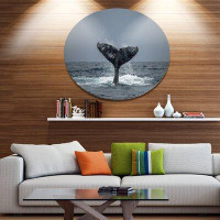 Design Art 'Humpback Whale Tail' Photographic Print on Metal