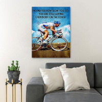 Trinx Bike Racing - You Still Lap Everybody On The Couch Value Does Not Apply - Wrapped Canvas Graphic Art