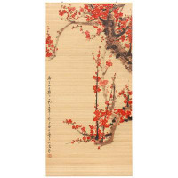 Winston Porter Bamboo Window Shade Blind - Cherry Blossom 36" W