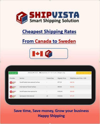 Cheapest Shipping to Sweden from Canada