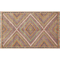 Nalbandian One-of-a-Kind Hand-Knotted 1960s 6'2" x 9'10" Wool Area Rug in Brown/Green/Blue