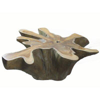 DYAG East Star Nature Wood Colour Organic Teak Root Coffee Table Or Accent Table 58
