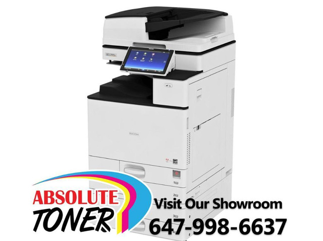 Ricoh MP 3554 Black and White Laser Multifunction Printer Finisher Copy Machine Photocopier LEASE Copiers Printers 35PPM in Other Business & Industrial in Ontario