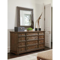 Lexington Sereno 12 Drawer 72'' W Solid Wood Dresser