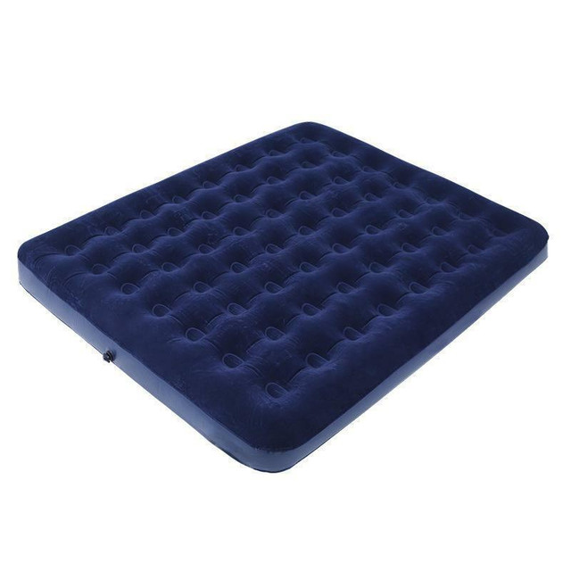 NEW CAMPING AIR MATTRESS DOUBLE AIR BED BLUE SPTY022 in Beds & Mattresses in Regina