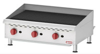 COUNTERTOP RADIANT GAS CHAR-BROILER WITH 3 BURNERS