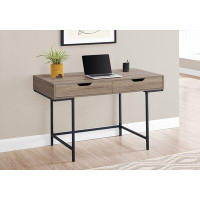 Latitude Run® Computer Desk, Home Office, Laptop, Storage Drawers, 48"L, Work, Metal