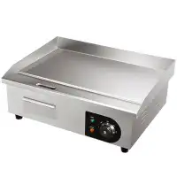 VEVOR VEVOR Electric Stainless Steel Griddle, 22", 1600W Countertop Flat Top Grill