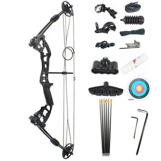 NEW 55 LB COMPOUND CROSSBOW HUNTING BOW KIT M131 in Other in Lloydminster - Image 2
