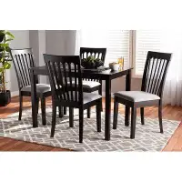 Wildon Home® Higley Rubber Solid Wood Dining Set
