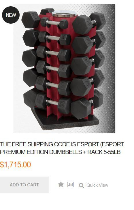 GO TO OUR WEBSITE FOR MORE INFORMATION OR ORDER www.esportfitness.ca FREE SHIPPING CUPON WORD IS eSPORT in Exercise Equipment
