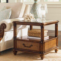 Tommy Bahama Home Bali Hai End Table with Storage