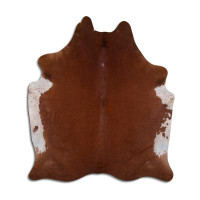 Foundry Select Emented NATURAL HAIR ON Cowhide Rug  BROWN