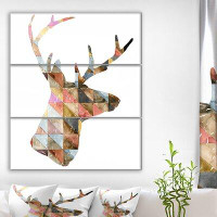East Urban Home 'Forest Deer' Oil Painting Print Multi-Piece Image on Wrapped Canvas