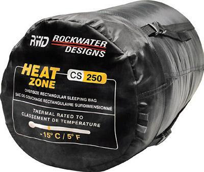 Rockwater Designs® Heat Zone CS250 Comfort Size Rectangular Sleeping Bag in Fishing, Camping & Outdoors - Image 3
