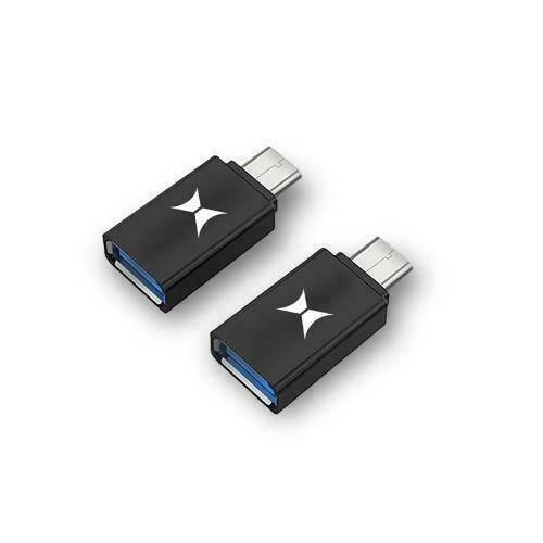 XTREME USB-A Female To USB Type-C Male Adapter for Phone and Tablet - Pack of 2 - Black in General Electronics