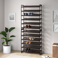 Dotted Line™ 60 Pair Stackable Shoe Rack