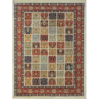 Isabelline One-of-a-Kind Almendarez Hand-Knotted Ivory 8'9" x 11'7" Wool Area Rug