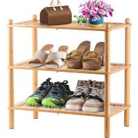 House of Hampton 3-tier Shoe Rack,shoes Organizer,for Front Door Entrance, Free Standing Shelf Entryway And Closet Hallw