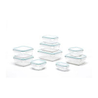 Glasslock Glasslock Oven And Microwave Safe Glass Food Storage Containers 18 Piece Set
