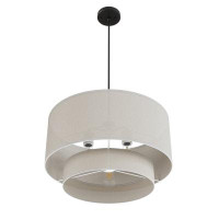 Ebern Designs Marrium 1-Light Fabric Lampshade Modern Pendant Lighting for Dining Room, Bedroom