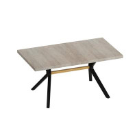 17 Stories 62.99"- 78.74" Vintage Rectangular Stretch Dining Table With Antique Wooden Tabletop