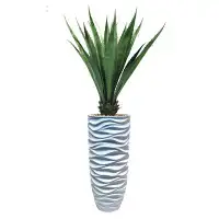 Vintage Home Panama  Indoor/Outdoor Agave Plant in Planter
