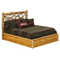 Fireside Lodge Cedar Solid Wood Platform Bed