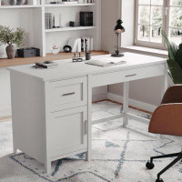 Martha Stewart Martha Stewart Hutton Shaker Style Home Office Desk with Storage