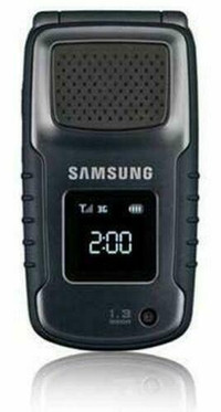 SUPER SAMSUNG RUGBY 1 SGH-A836 ROGERS CHATR FIDO ONLY FLIP FLOP 100% FONCTIONNELTRES SOLIDE  ROBUSTE RESISTANT ROUGH