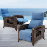 Latitude Run® Dasai Wicker Outdoor Lounge Chair