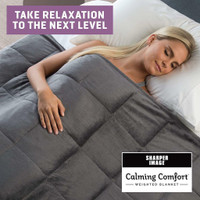NEW SHARPER IMAGE WEIGHTED BLANKET 12 & 20 LBS