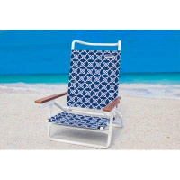 Highland Dunes Coso Nautical Knots Reclining Beach Chair
