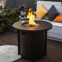 Latitude Run® Koushi 24'' H Propane Outdoor Fire Pit Table