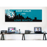 Winston Porter Keep Calm and Love Seattle Graphic Art on Canvas