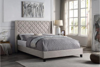 Queen Bed in Beige color on Sale !!