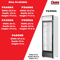 35 %OFF - BRAND NEW Commercial Glass Display - Refrigerators and Freezers - CLEARANCE (Open Ad For More Details)