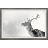 Millwood Pines 'The Forest and the Deer' - Picture Frame Print on Paper