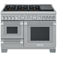 Thermador 48-inch Freestanding Dual-Fuel Range with ExtraLow® Burners PRD48WISGCSP - Main > Thermador 48-inch Freestandi