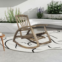 Millwood Pines 24.73"W Outdoor Rocking Chair