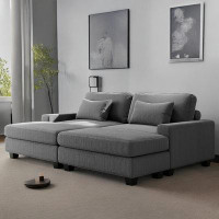 Latitude Run® 4 - Piece Upholstered Sectional
