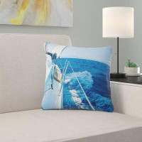 East Urban Home Seashore Tourism Yacht Sailing Pillow