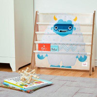 3 Sprouts 3 Sprouts Book Rack - Kids Storage Shelf Organizer Baby Room Bookcase Furniture, Yeti