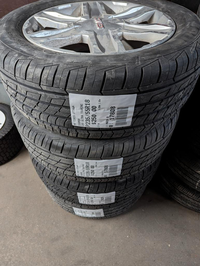 P235/55R18 235/55/18  COOPER CS5 ULTRA TOURING  ( all season summer tires ) TAG # 17808 in Tires & Rims in Ottawa