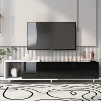 Ivy Bronx Tv Stand With Open Storage Compartments