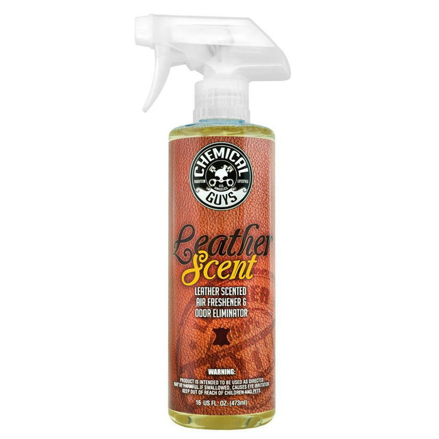 NEW, Chemical Guys Leather Scent Air Freshener & Odor Eliminator, 16 fl oz/473ml in Other