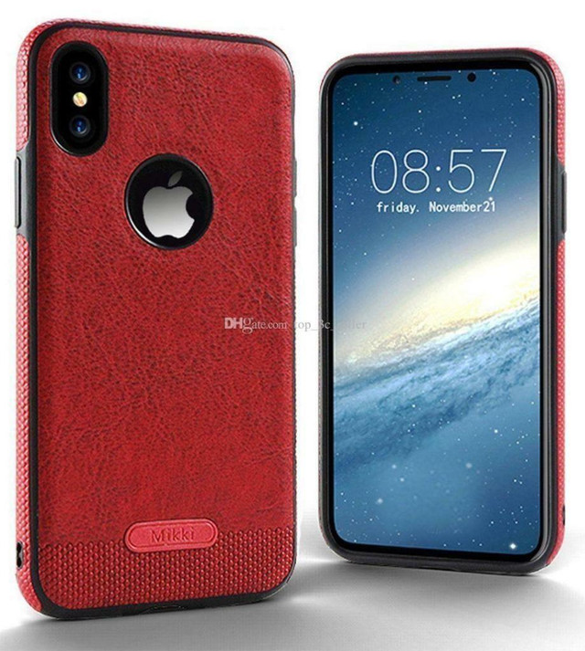 iPHONE XS MAX   LUXURY LEATHER BACK   CASES !! in Cell Phone Accessories in City of Montréal - Image 3