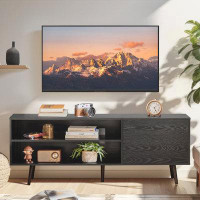 Greenery TV Stand for Living Room with Storage for TV up to 70 inch